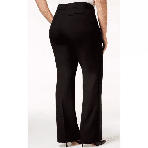 Alfani Plus Size Curvy Bootcut Tummy-Control Pants, - Deep Black 18W - Image 3