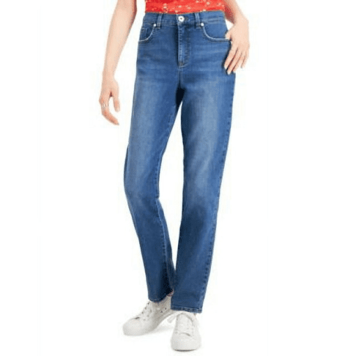 Style & Co Straight-Leg Jeans, - Tundra Blue 10 - Image 2