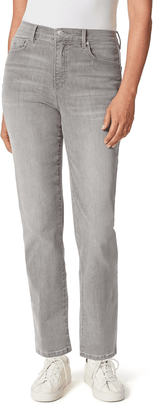 Gloria Vanderbilt Women's Amanda Classic Straight Jeans - Tybee Wash 10 AVG - Image 2