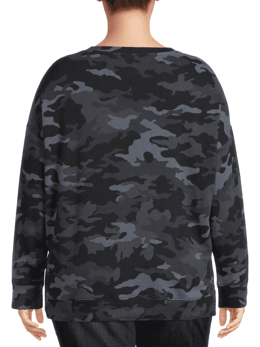 ID Ideology Plus Size Camouflage-Print Sweatshirt 1X - Image 2