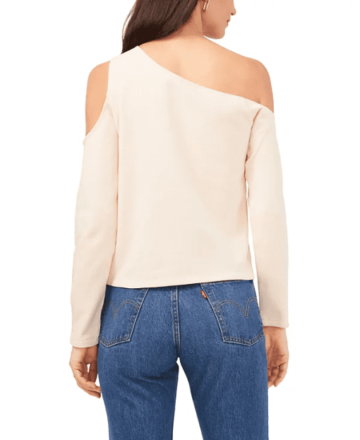 1.State Cream Cold Shoulder Top - Size L - Women's Blouses - Image 2