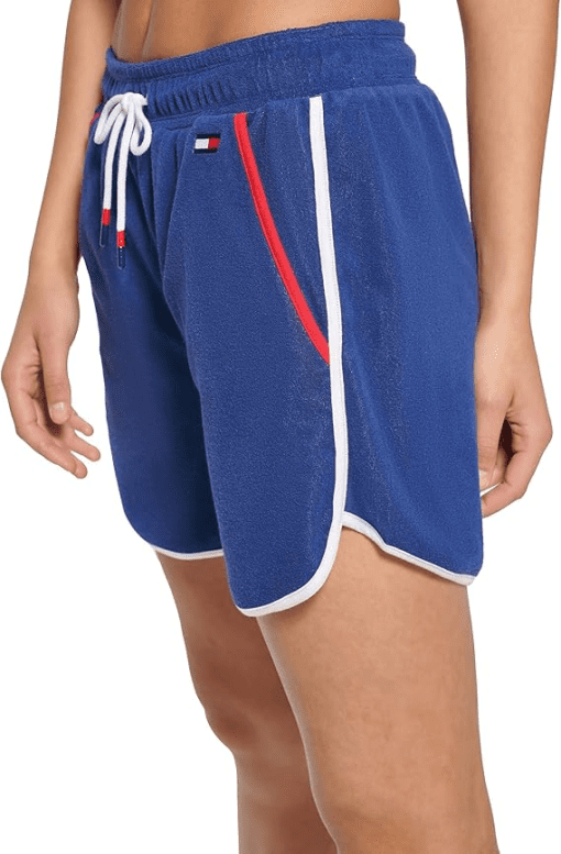 Tommy Hilfiger Womens Terry Cloth Logo Shorts m - Image 4