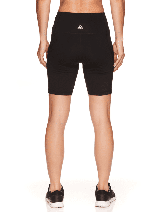 ID Ideology Women's Compression High-Rise 10 Bike Shorts,  - Deep BlackXS - Image 3