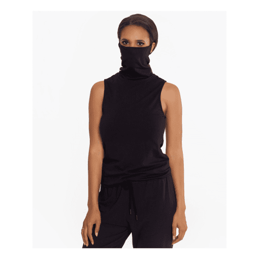 BAM Black Sleeveless Turtleneck Tank Top Small - Women's Tops - Image 2