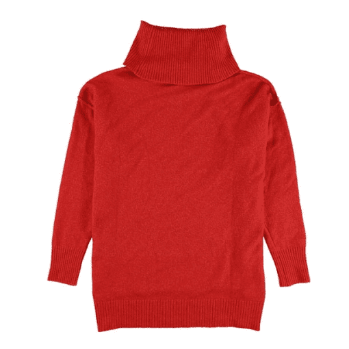 BECCA TILLEY X BAR III Women's Red Long Sleeve Turtle Neck Sweater S - Image 2