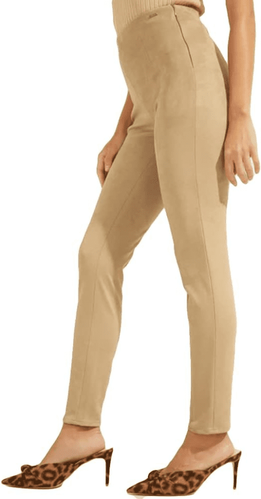 GUESS Maya Faux-suede Leggings M - Image 4