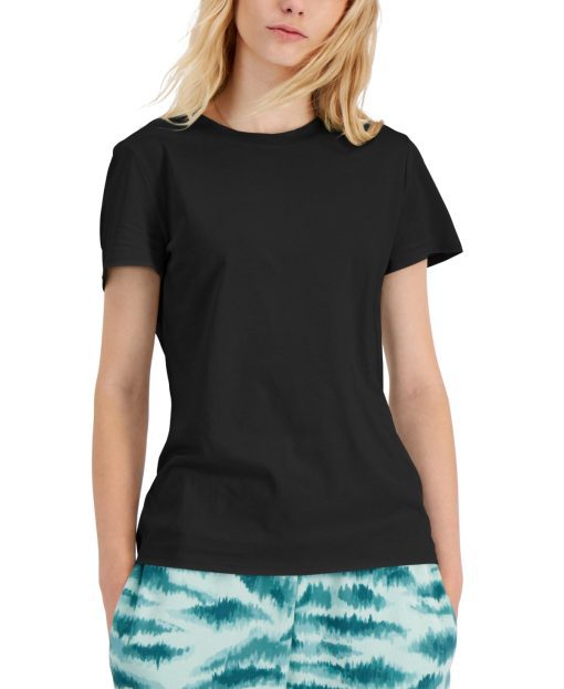 I.N.C. Black Cotton Tee - Women's Medium T-Shirts - Casual Wear