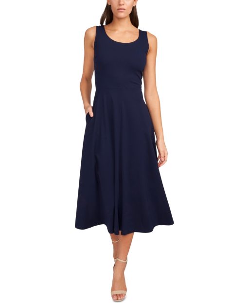 MSK Petite Pullover Dress Navy PM