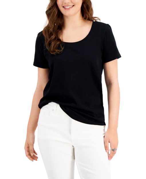 Style & Co Classic Cotton T-Shirt L