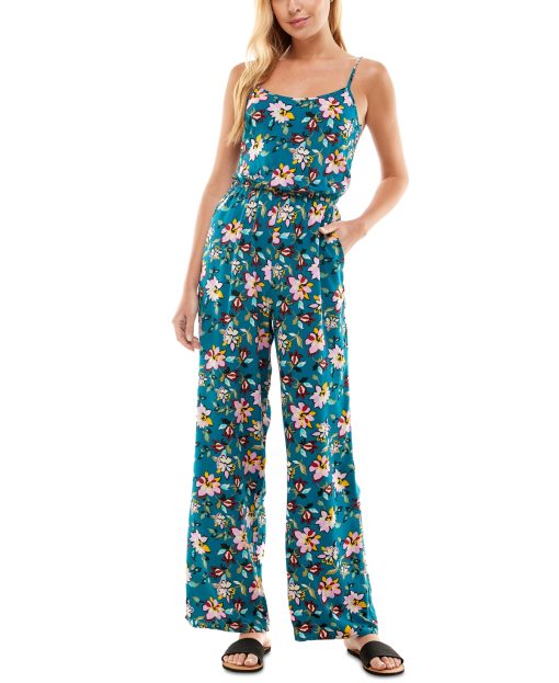 Kingston Grey Juniors Tie-Back Jumpsuit TealOrchid XL