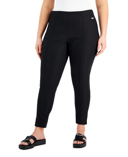 Calvin Klein Plus Size Skinny Pants Black 1X