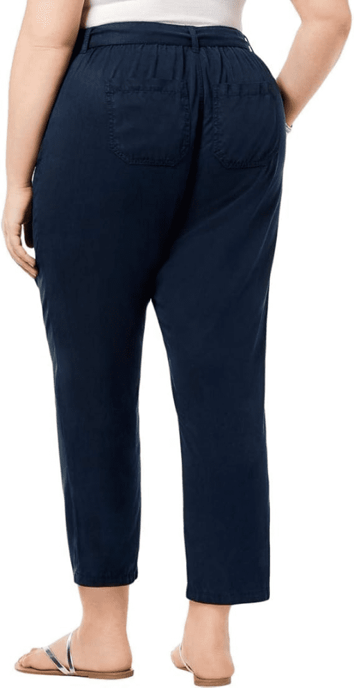 Style & Co Women S High-Rise Soft Pants Industrial Blue Plus Size 14W - Image 3