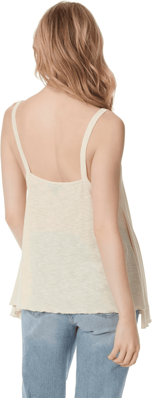 JESSICA SIMPSON WOMENS GWEN HI-LOW BUTTON-DOWN TANK TOP BLOUSE XS - Image 2