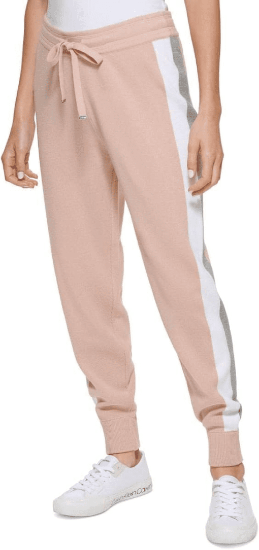 CALVIN KLEIN Side Stripe Sweater Jogger Pants 1X - Image 2