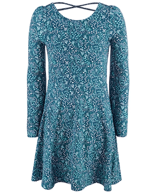 Big Girls Paisley Dress, M - Image 2