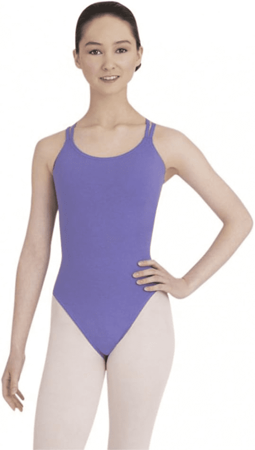 Capezio Lavender Double Strap Leotard - XL - Dancewear - Image 2