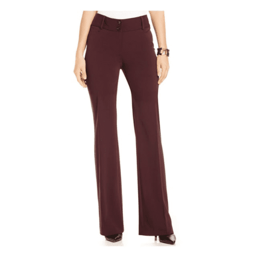 Alfani Women's Pants Red Size 16 Trouser Tummy Control Curvy Fit - Image 2