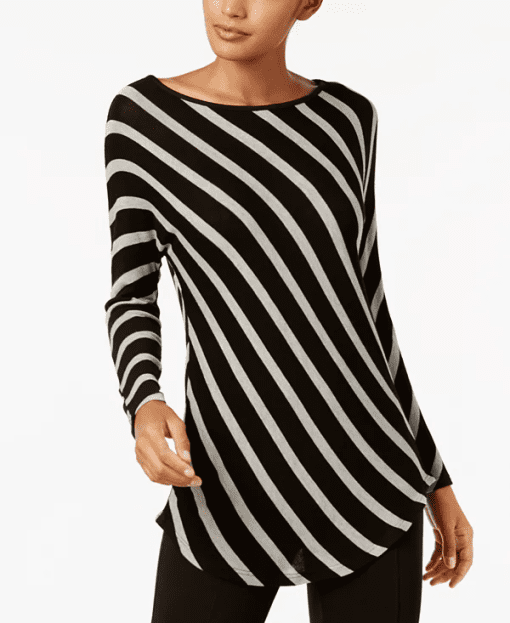 Inc Striped Tunic, M - Image 2