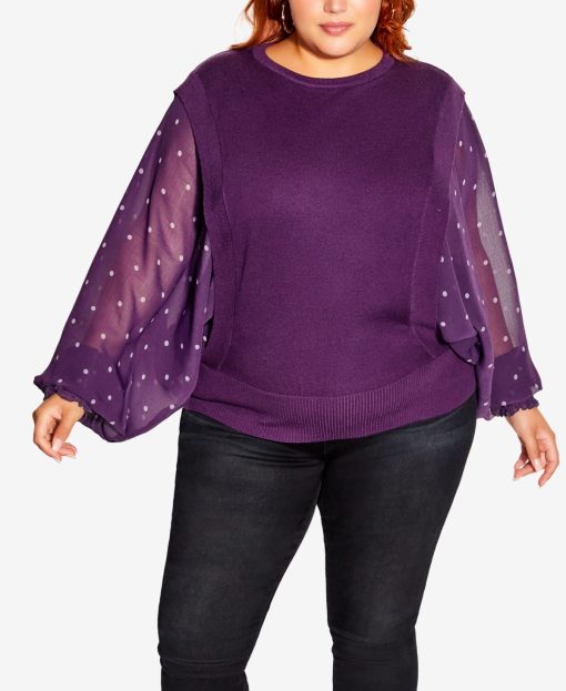 City Chic City Chic Plus Size Trendy Gin Petunia 18W