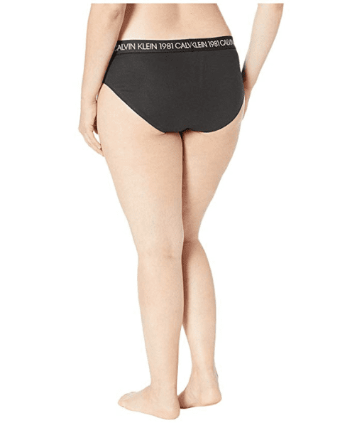 Calvin Klein Plus Size Black Thong Underwear - Women's Lingerie - Image 2