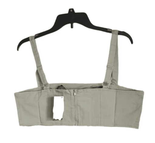 DANIELLE BERNSTEIN WOMENS BRA TANK SHORT CROP TOP 2 - Image 3