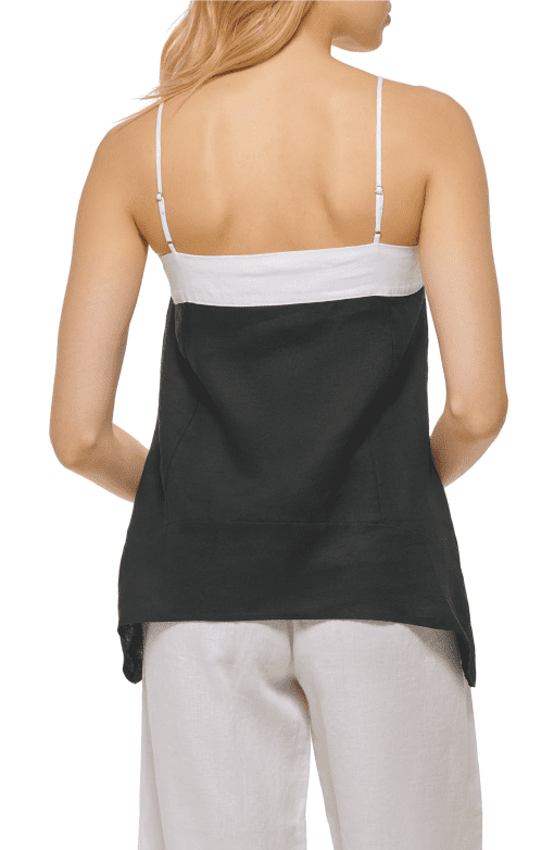 Handkerchief Hem Linen Camisole L - Image 2