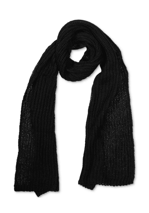 Style & Co. Ribbed Muffler ScarfColor: Black - Image 3