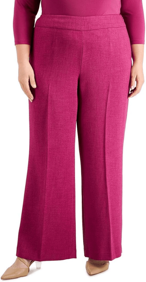 Kasper Plus Size Wide-Leg Pants 22W - Image 2