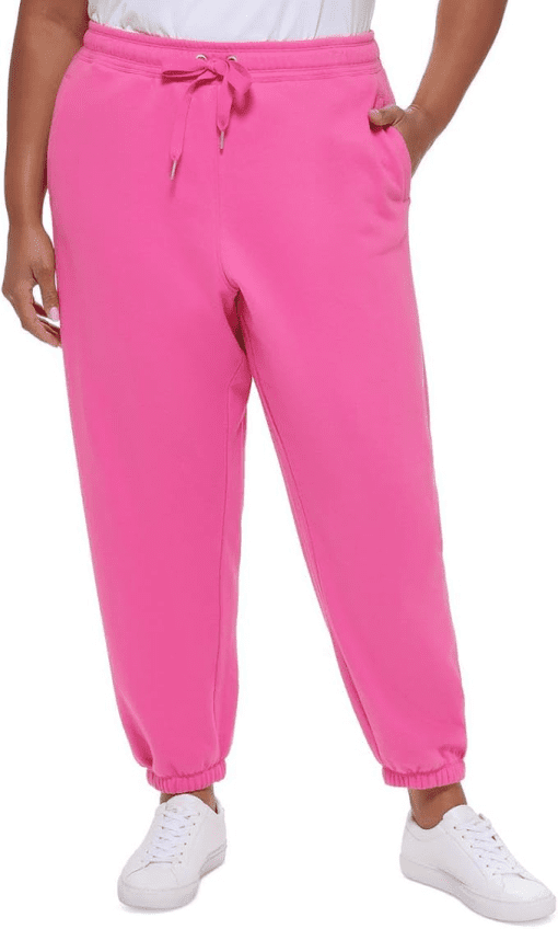 Calvin Klein Plus Pink Jogger Sweatpants - Workout Pants - 2X - Image 2