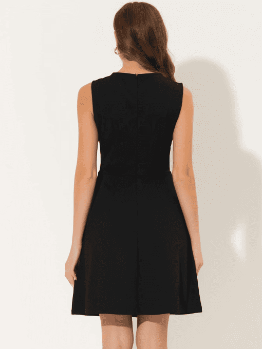 Morgan & Company Juniors' Boat-Neck Fit & Flare Dress 11 - Image 3