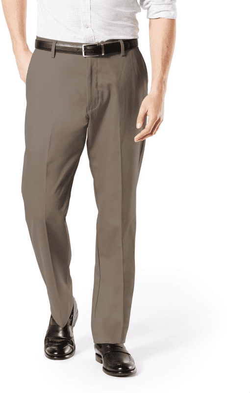 Dockers Classic Fit Signature Khaki Lux Cotton Stretch Pants D3 (Dark Pebble) Men's Casual Pants 32 - Image 2