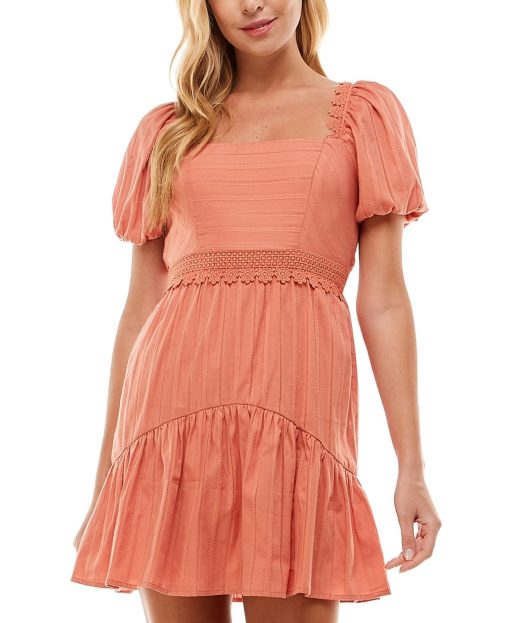 City Studios Terracotta Mini Dress - XXS - Women's Summer Dress