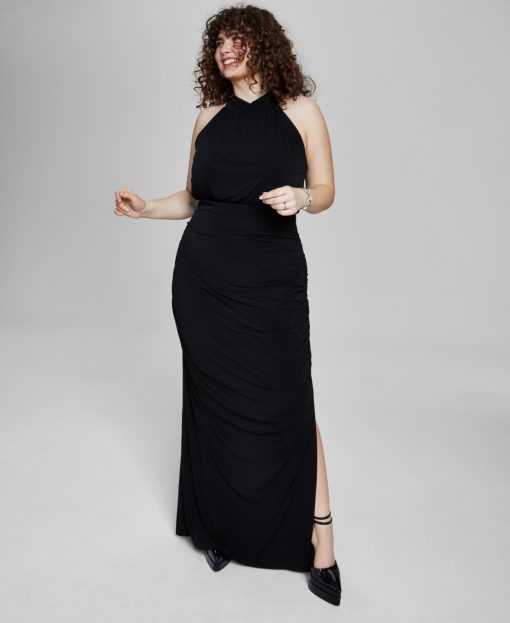 Emerald Sundae Black Plus Size Maxi Dress - Formal Gown