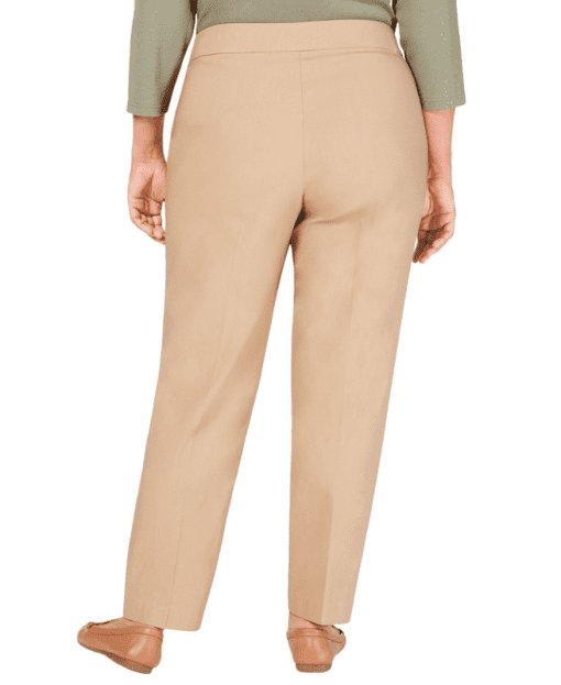 Alfred Dunner Plus Khaki Pull-On Pants 22W - Women's Dress Pants - Image 3