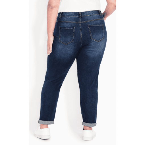 AVENUE AVENUE Plus Size Girlfriend St Medium Wash 16W - Image 2