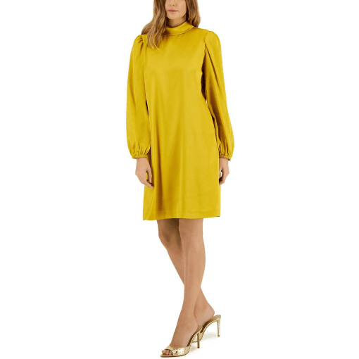 I.N.C. International Concepts Bow-Back Shift Dress Pollen XL - Image 2