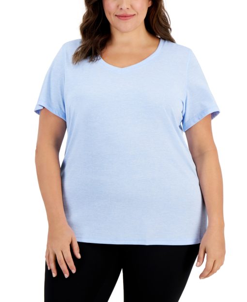 ID Ideology Plus Size Rapidry V-Neck Performance T-Shirt,  1X