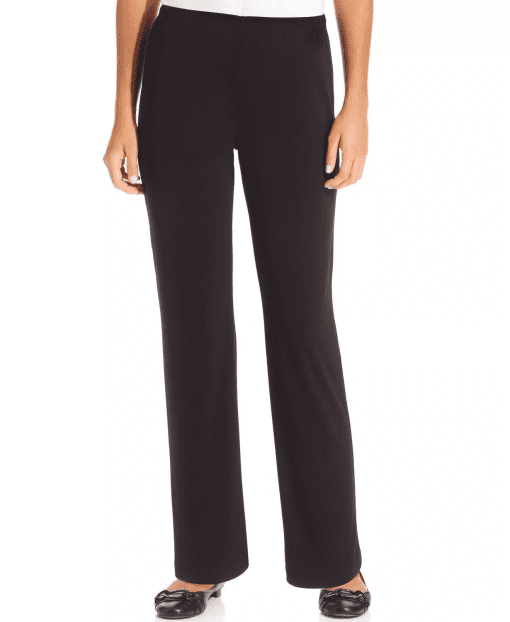 NY Collection Petite Wide-Leg Palazzo, In Pe Black PXS - Image 2