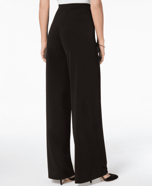 NY Collection Petite Wide-Leg Palazzo, In Pe Black PXL - Image 3