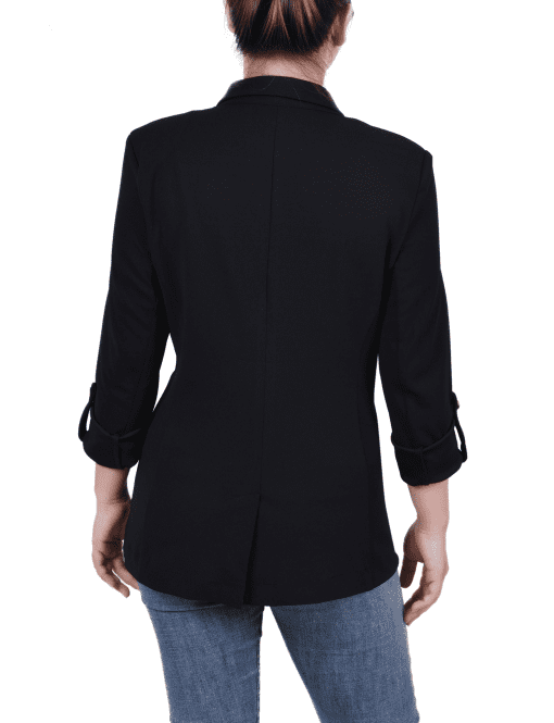 NY Collection Petite Black Blazer - Women's Workwear - PS - Image 3