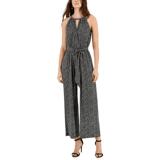 JPR Studio Printed Sleeveless Jumpsuit Party Animal Black L - Image 2