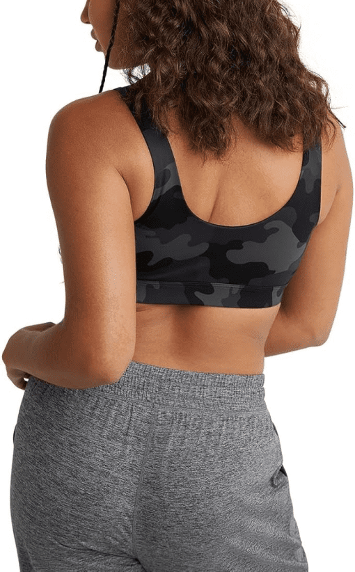 Champion Womens Soft Touch Camo-Print Tank Top Ammo Black L - Image 2