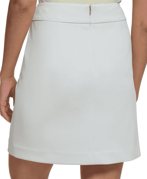 Calvin Klein Light Blue Wrap Mini Skirt - Size 8 - Women's Skirts - Image 2