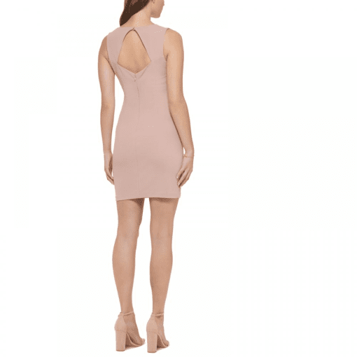 GUESS Scuba Crepe Sweetheart Neck Sh Nude 8 - Image 2