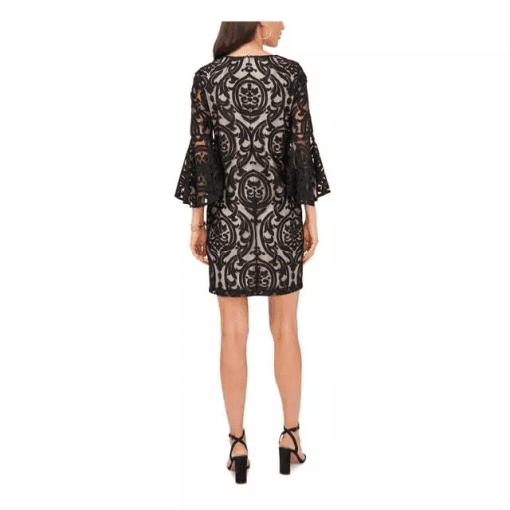 MSK Petite Black Lace Dress 6P - Cocktail Party Outfit - Image 2