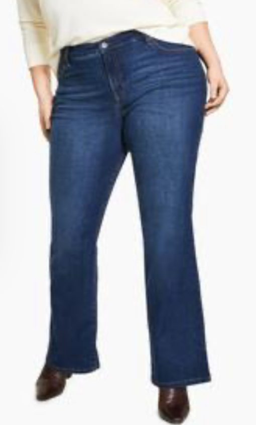 Style & Co Plus Size Bootcut Denim Jeans, - Memphis 24W