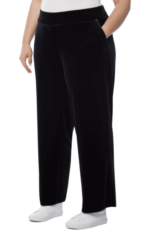 Jones New York Plus Black Velour Pants 3X - Women's Bottoms