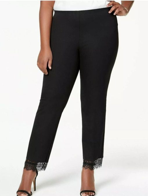 Alfani Women's Pants Color: Black Size: 24W