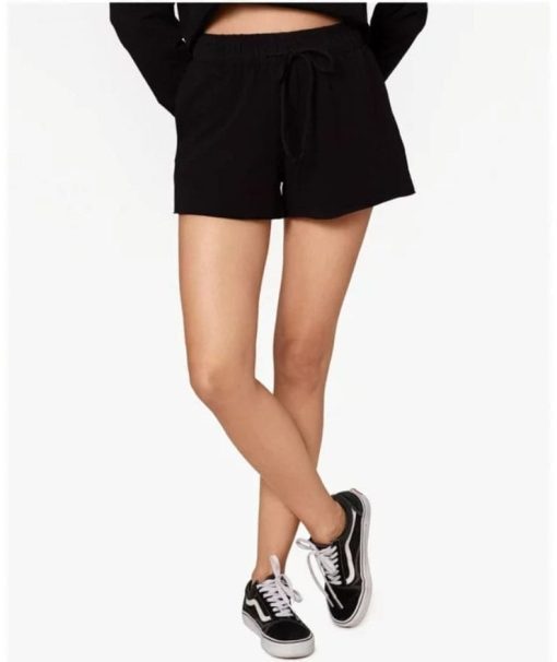 Betsy & Adam Black Drawstring Shorts - Size M - Women's Casual Shorts