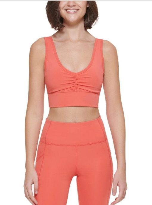 Calvin Klein Performance Ruched Longline Sports Bra XL